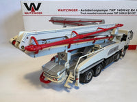 MB Actros mit Waitzinger THP 140H/42 Betonpumpe 1:50 von NZG 650 OVP