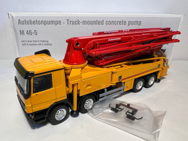 MB Actros M 46-5 Putzmeister Betonpumpe 1:50 von Conrad 40159 OVP